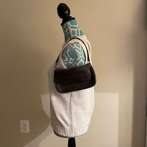 Coach Vintage Brown Hampton Demi Small Handbag / Shoulder Bag Style 7785